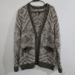 Volcom Zippered Sweater Carnigan Women's Size‎ L